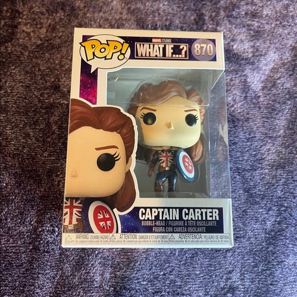 Captain Carter What If Funko Pop 870 Disney Marvel Season Two Agent Peggy Carter - Picture 5 of 5